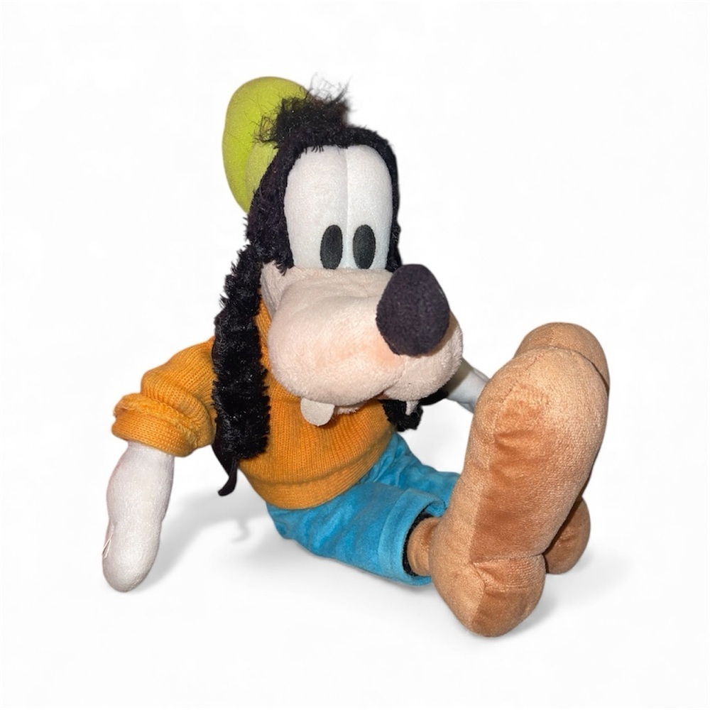 Disney Goofy Plush with Blue and Tan Outfit